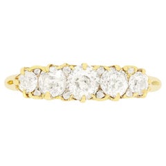 Victorien 1.40ct Diamond Five Stone, c.1880s