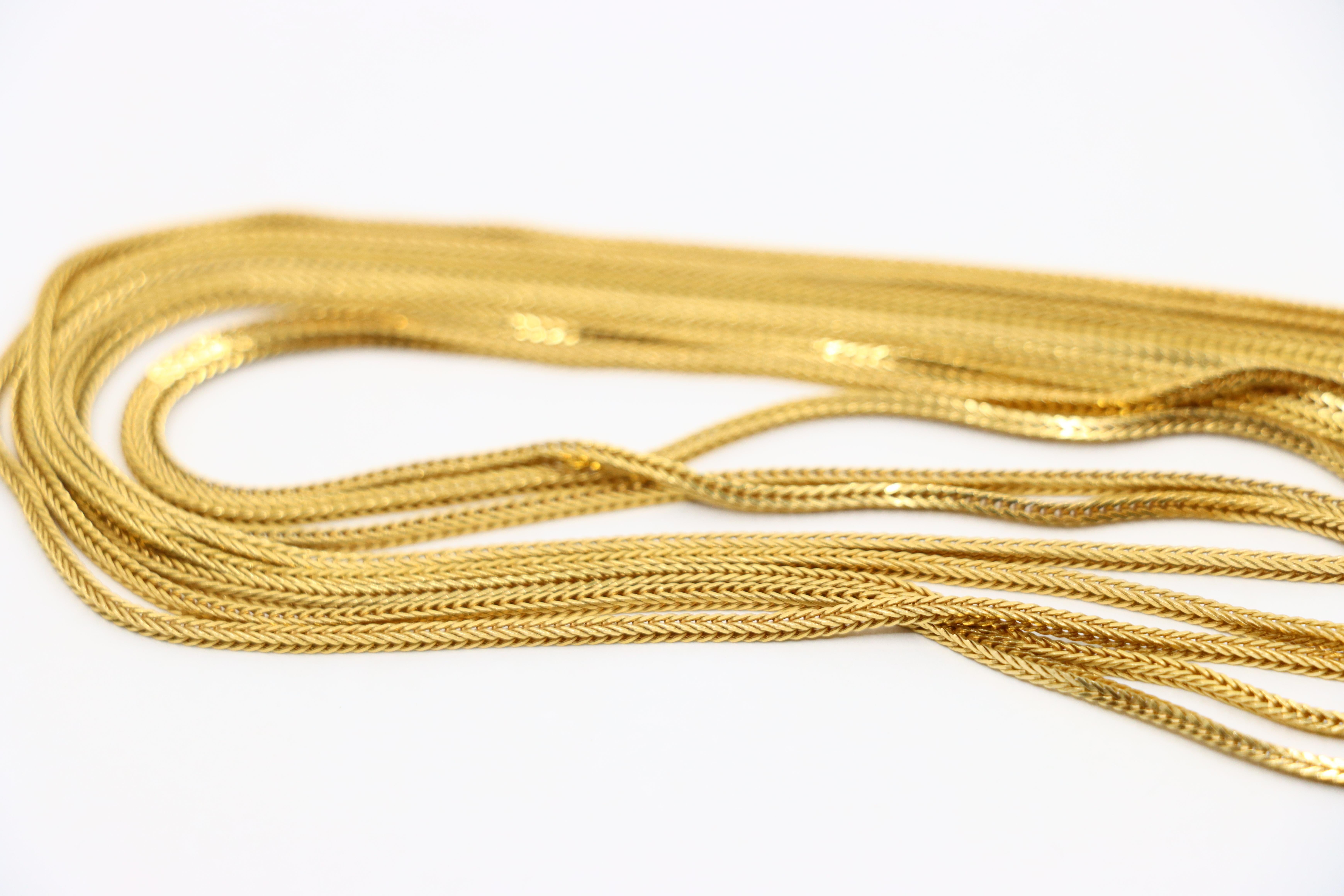 Catena di collana con ciondolo turchese in oro vittoriano 14K e 18K in vendita 4