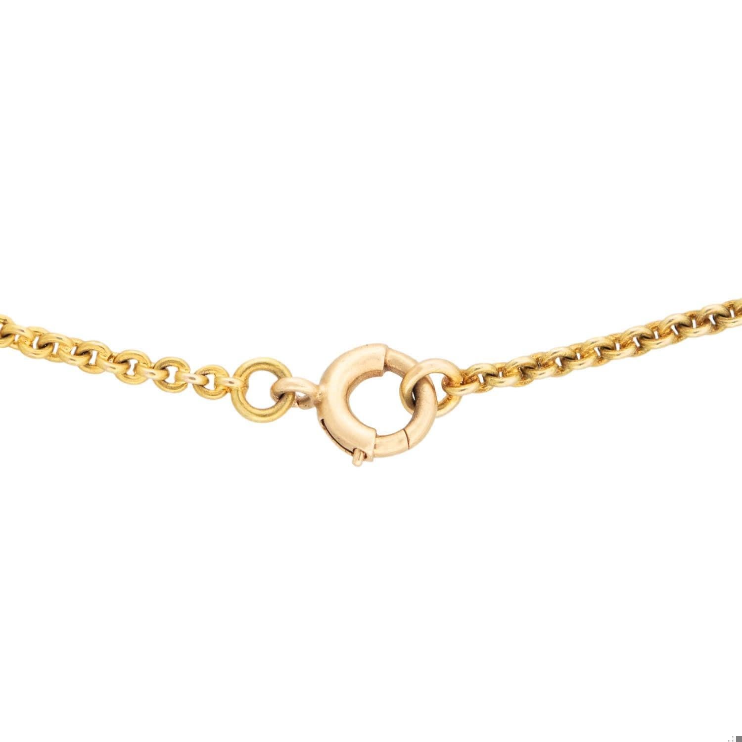 Collier feston victorien en améthyste et perles 14 carats en vente 1