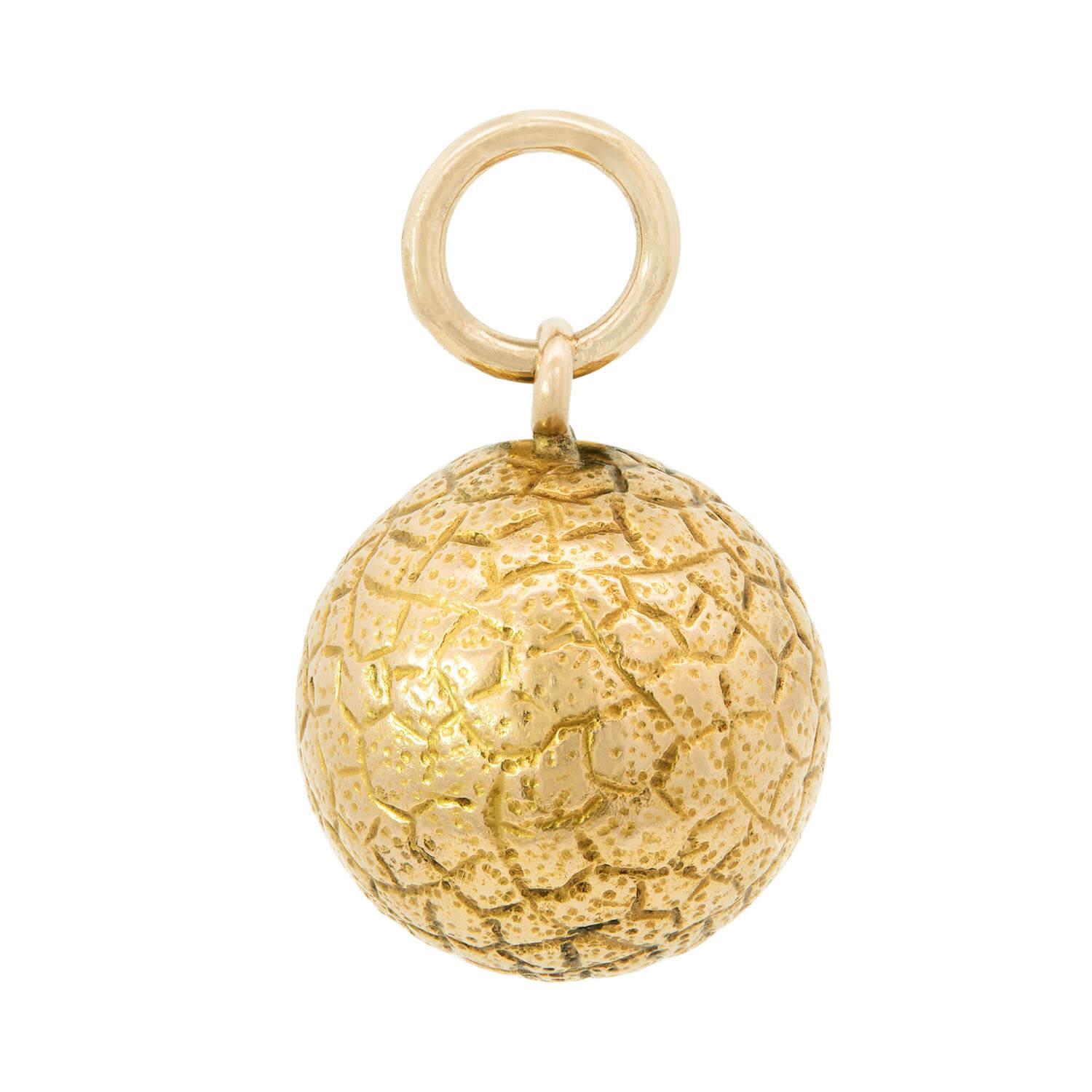 Colgante Victoriano de Bola de 14k en Bueno estado para la venta en Narberth, PA