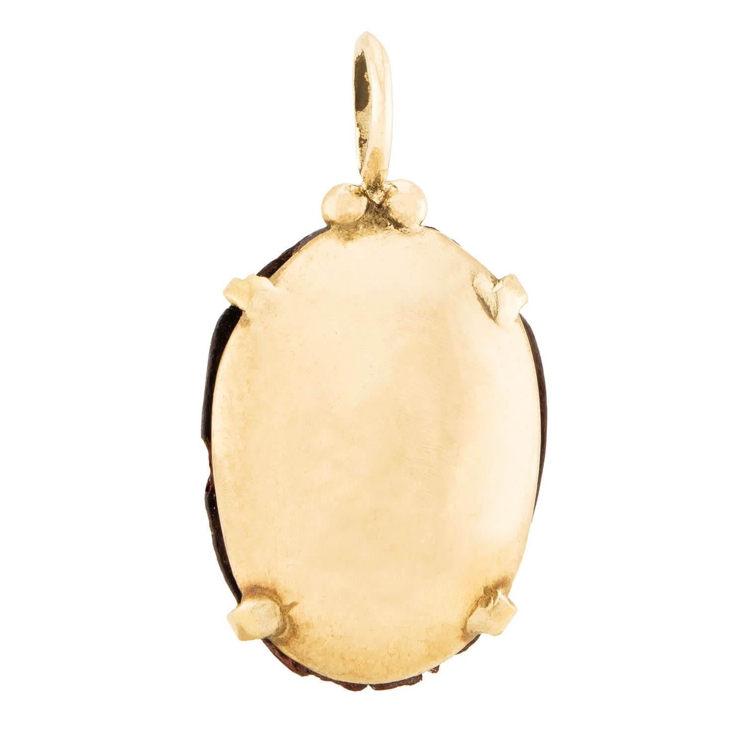 Victorian 14k Beetle Pendant/Charm In Good Condition For Sale In Narberth, PA