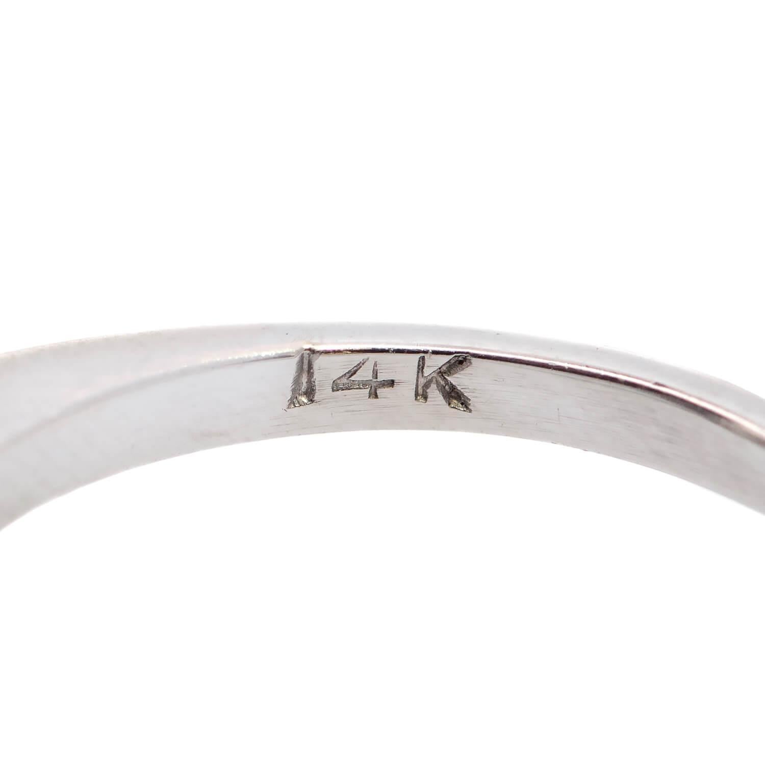 Viktorianischer 14k GIA Saphir und Diamant Halo Ring 3,96ct im Angebot 3