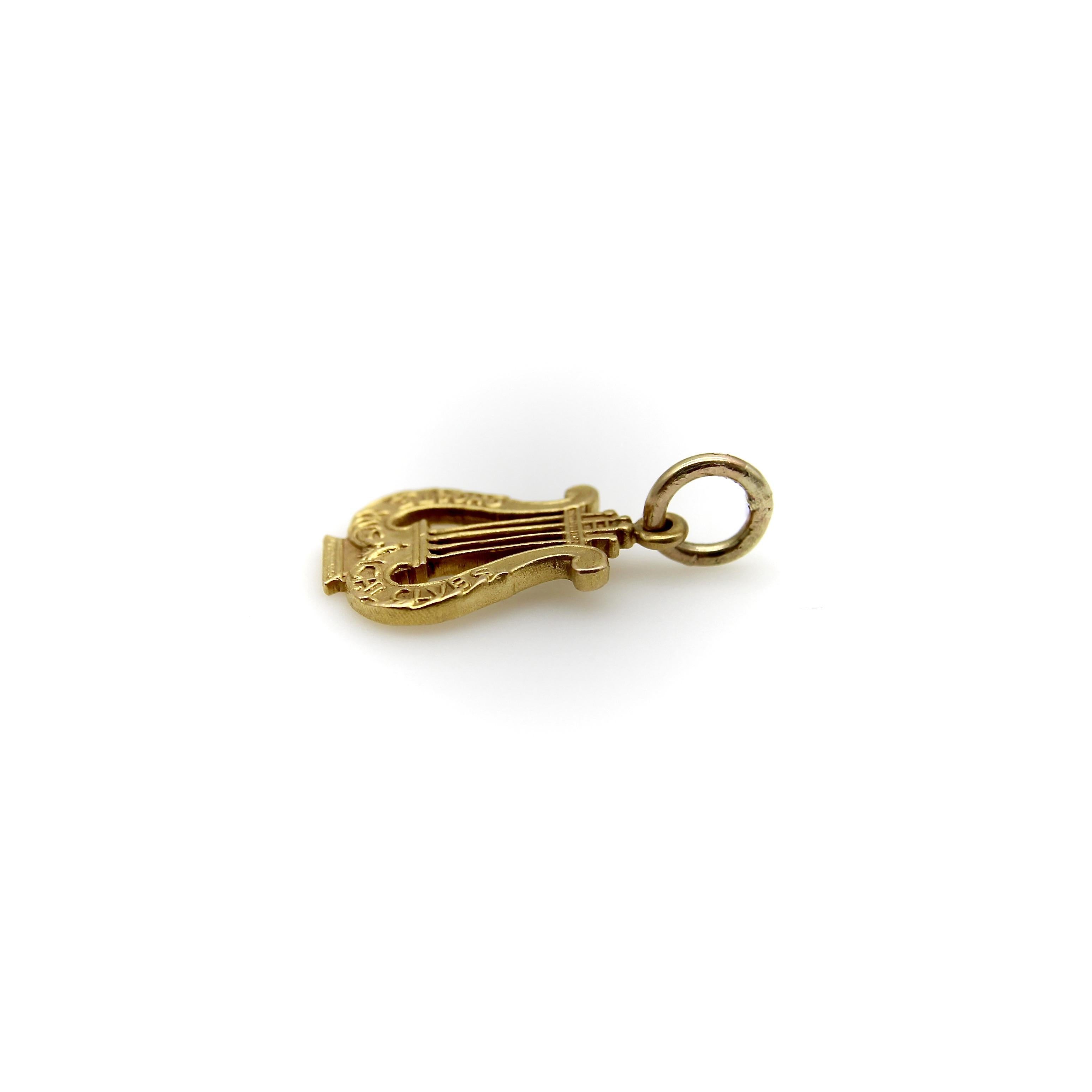 lyre pendant