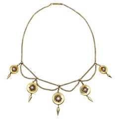 Victorian 14K Gold Pearl Necklace