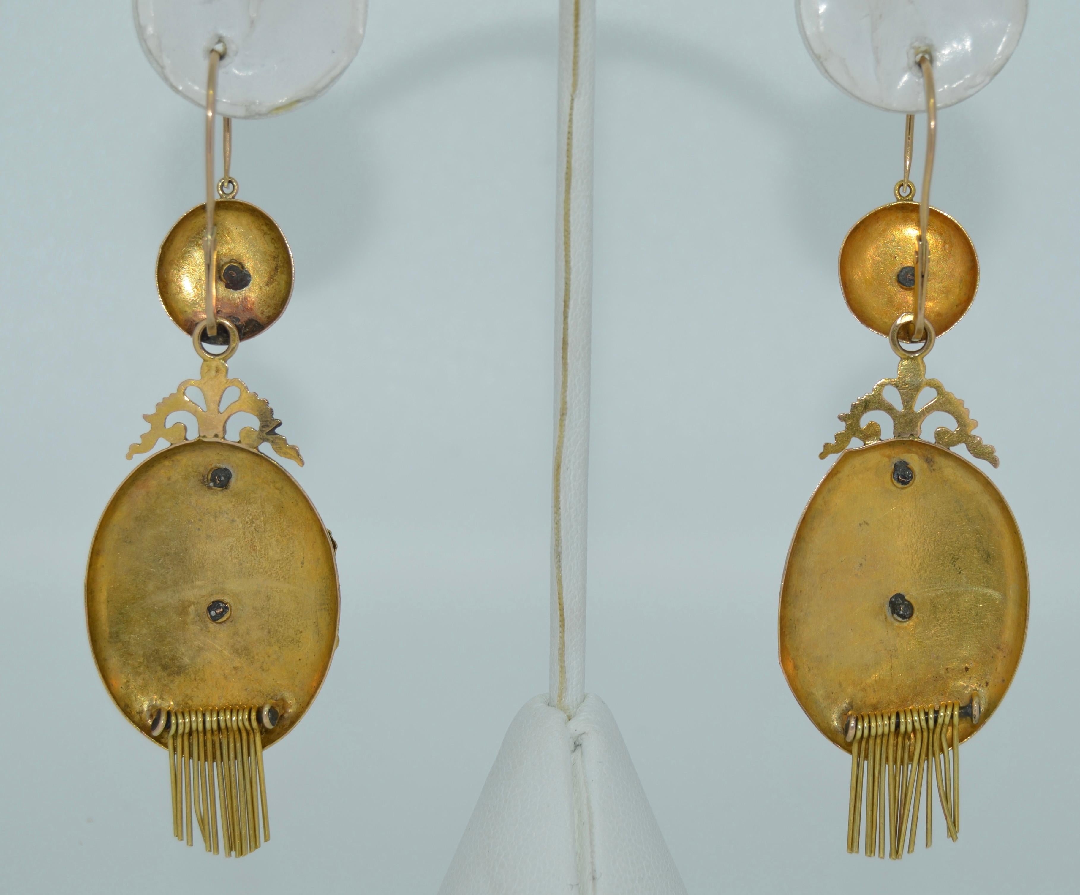 day and night earrings