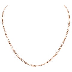 Victorian 14K Rose Gold Fancy Link Necklace