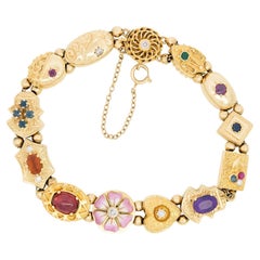 Victorian 14k Slide Bracelet