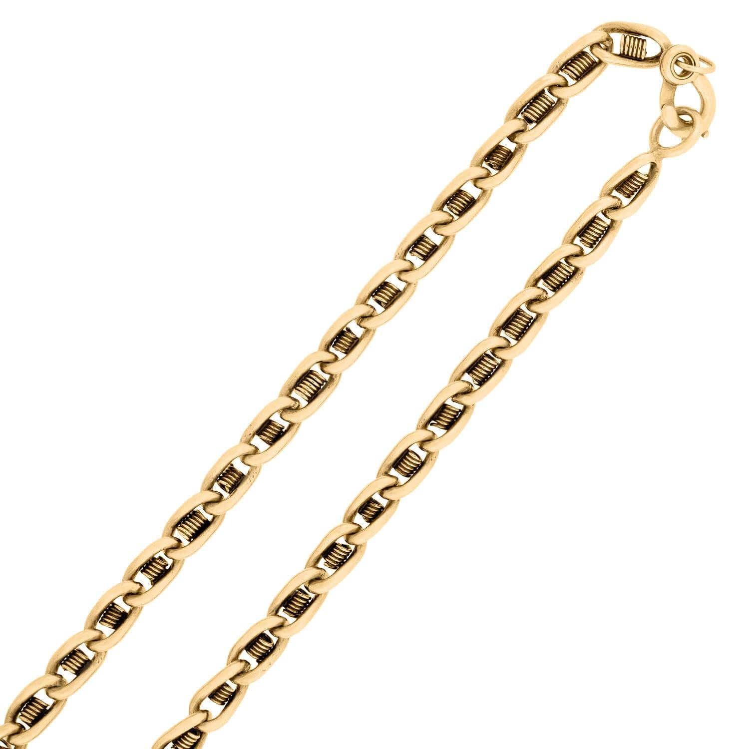 Victorian 14k Spring Chain Necklace 26