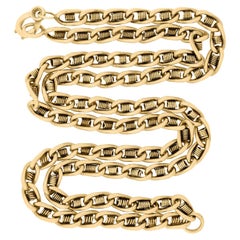 Vintage Victorian 14k Spring Chain Necklace 26"