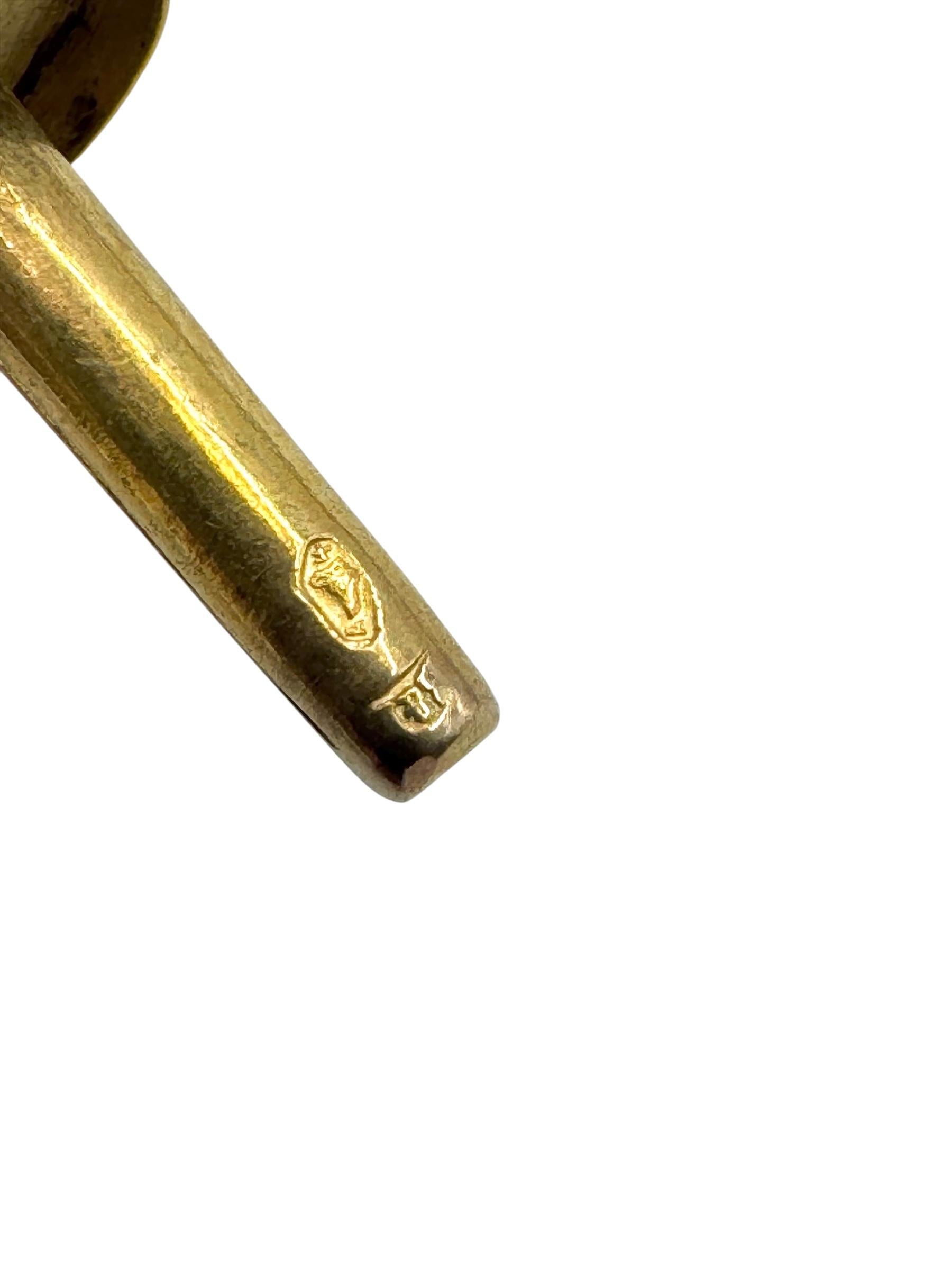 Viktorianische 14K Gelbgold Mesh Halskette im Angebot 8