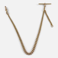 Victorian 15 Carat Gold Albert Watch Chain, 1868