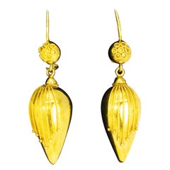 Victorian 15 Carat Gold Earrings