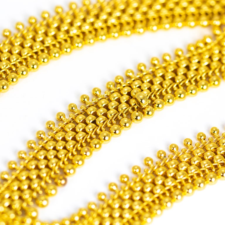 Victorian 15 Carat Gold Fancy Chain Necklace at 1stDibs | 15 carat gold chain