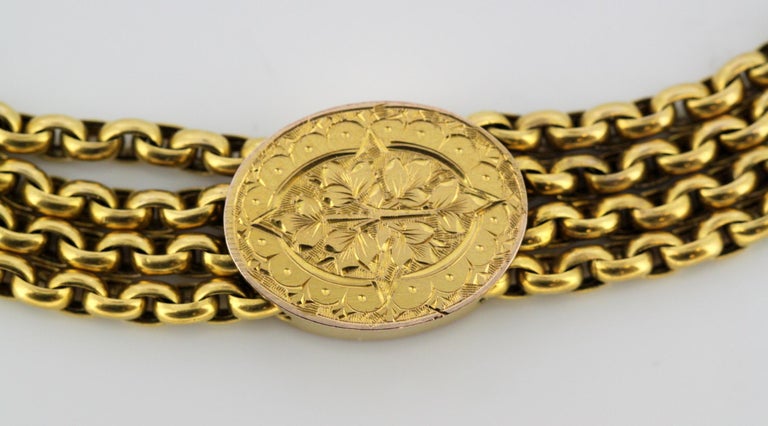 Victorian 15 Karat Gold Albert Chain by John Grinsell and