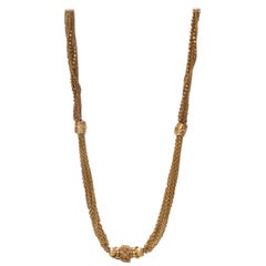 Antique Victorian 15 Karat Gold Chain Necklace