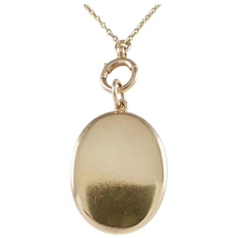 Gold memorial locket Clearance