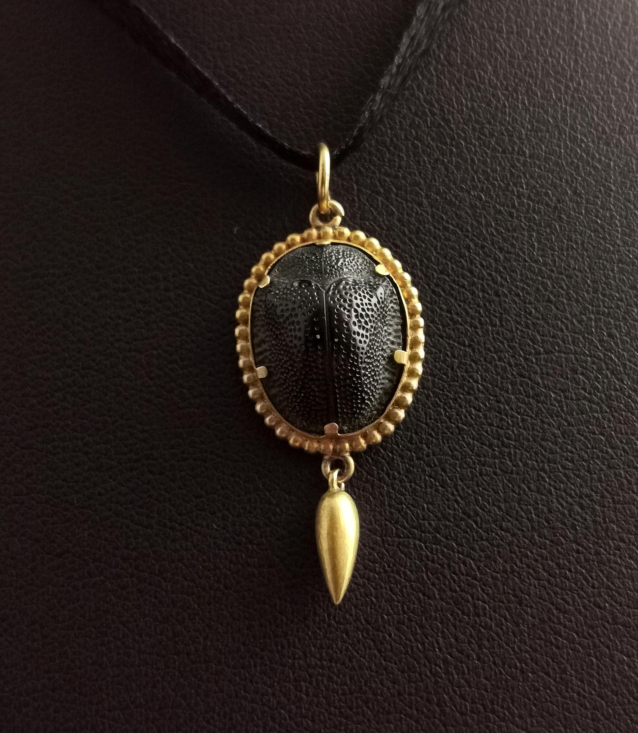 victorian beetle jewelry