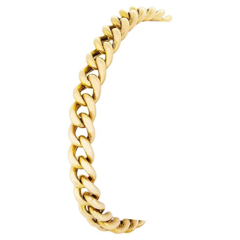 Victorian 15ct Chain Bracelet, c.1880s