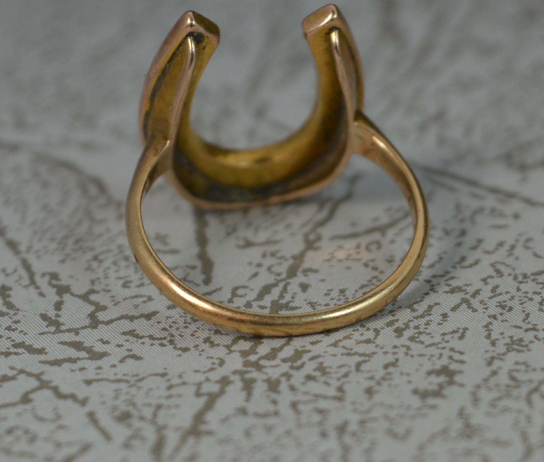 antique horseshoe ring