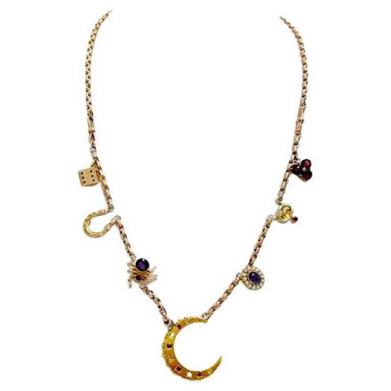Louis Vuitton Crystal, Wood and Resin Beaded Necklace For Sale at 1stDibs