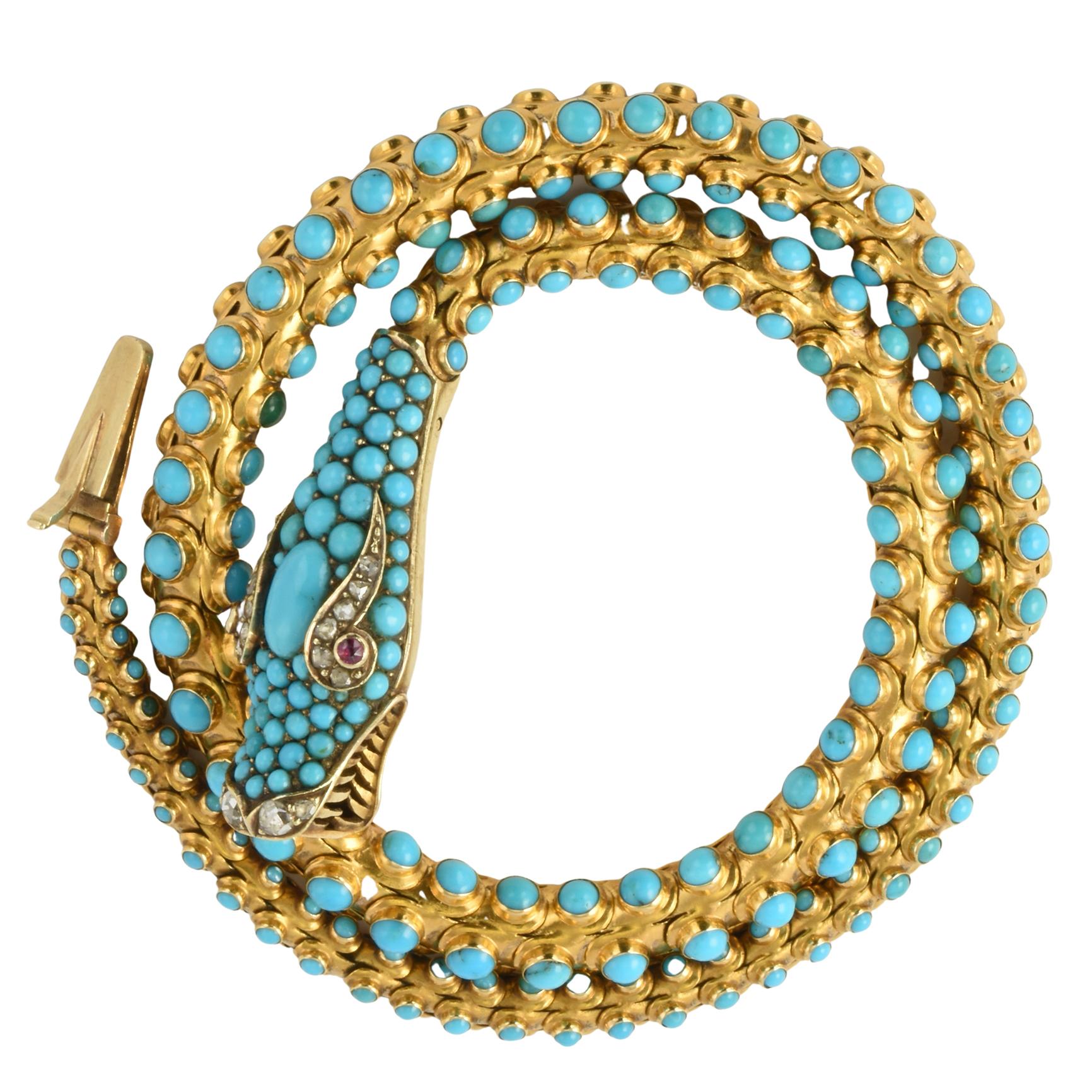 designer snake necklace