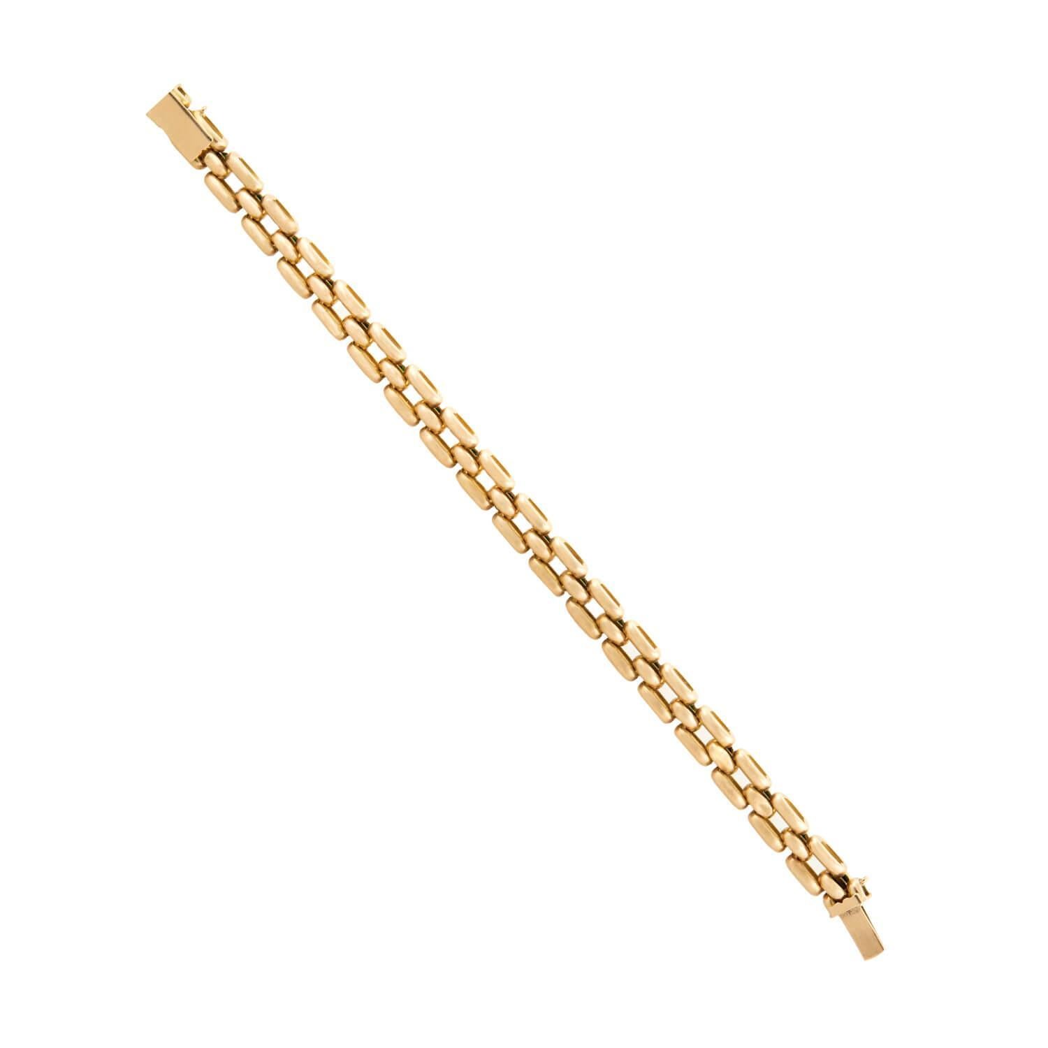 Viktorianisches 15k Türkis Line-Armband für Damen oder Herren im Angebot