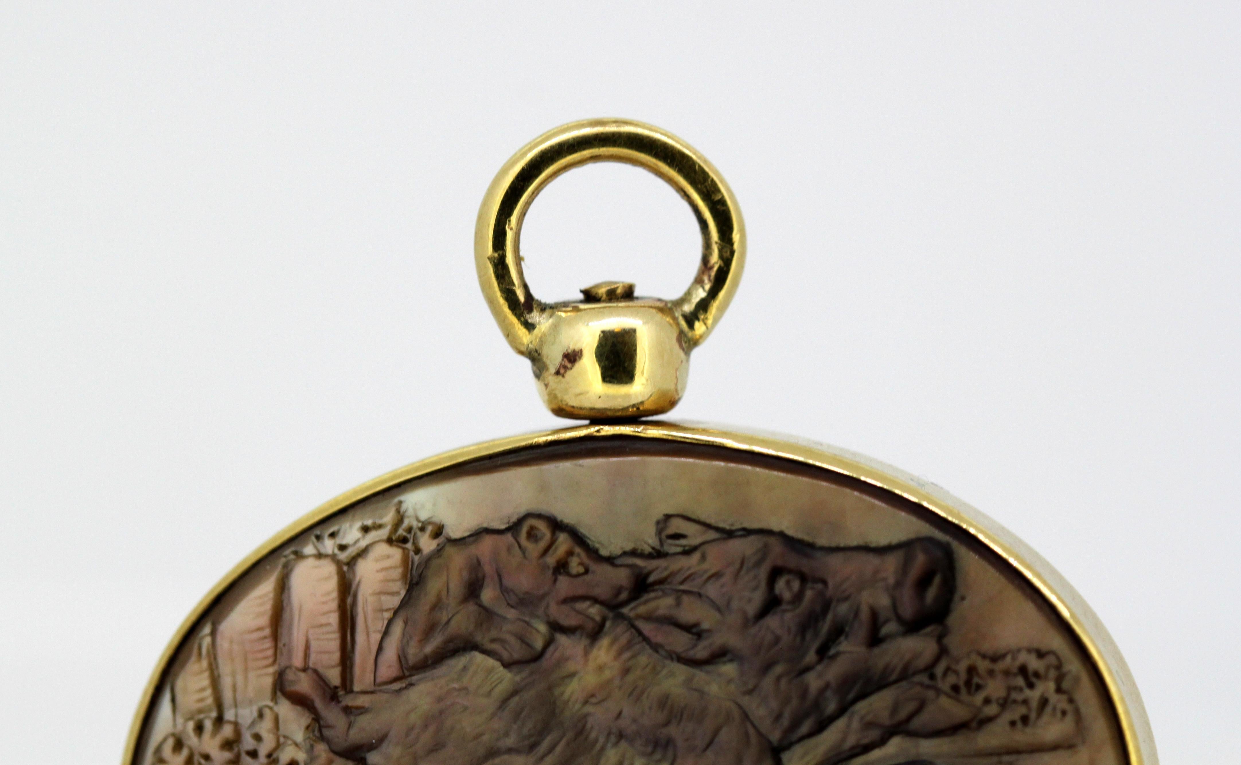 mother of pearl pocket watch