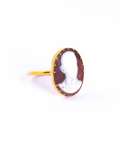 Victorian 18 Carat Gold Cameo Ring