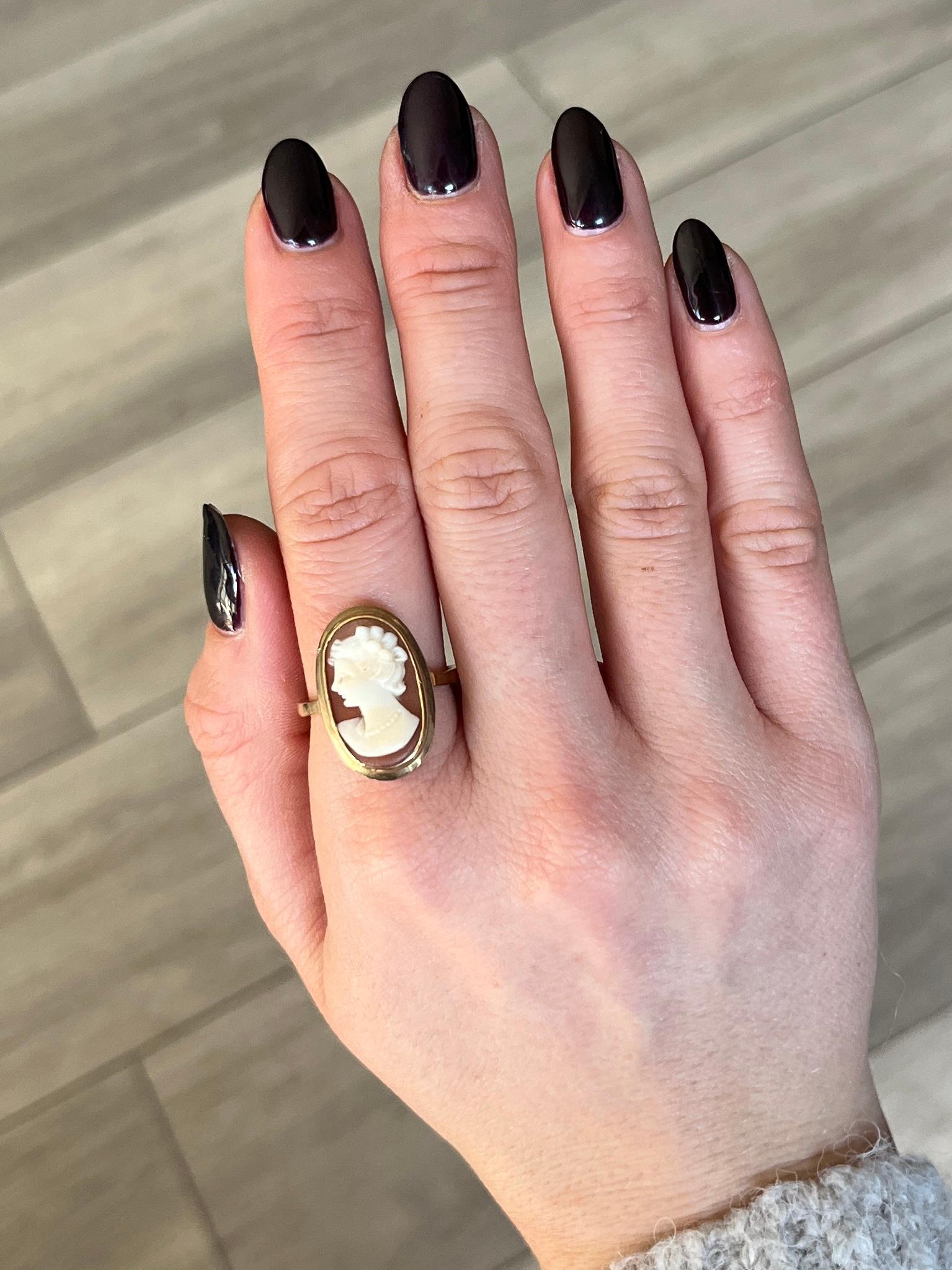 vintage cameo rings for sale