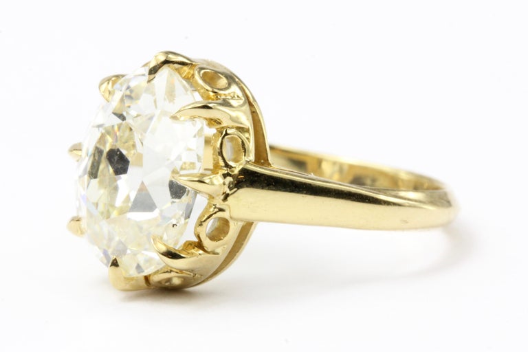 Victorian 18 Karat 4 26 Carat Antique Old Mine Oval Cut Victorian 18 Karat 4 26 Carat Antique Old Mine Oval Cut