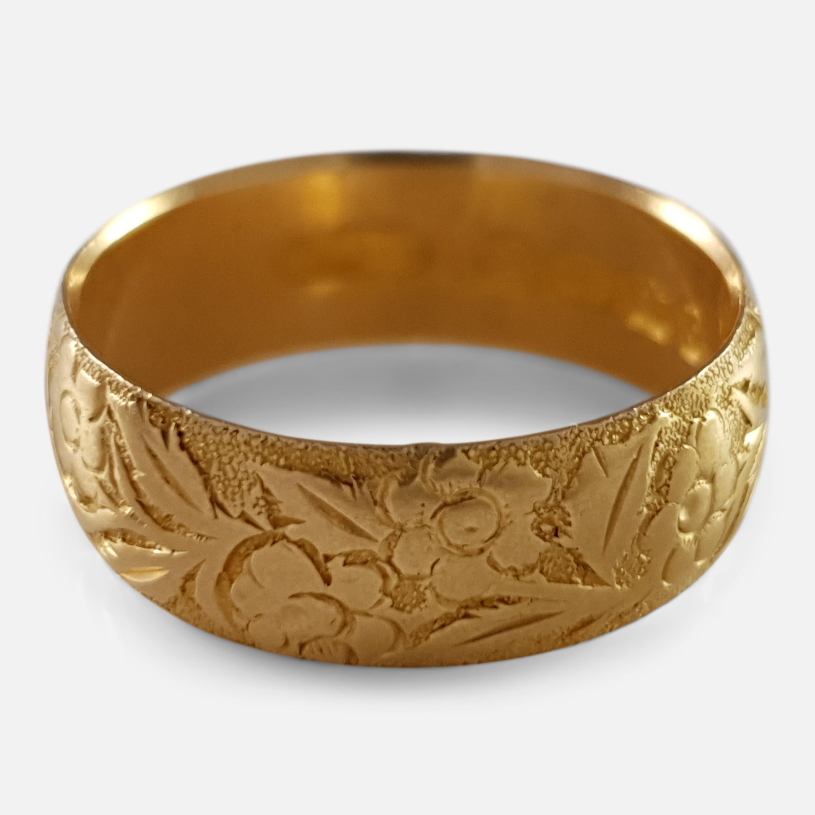 14k columbia wedding band