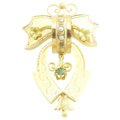 Victorian 18 Karat Yellow Gold Brooch / Pin