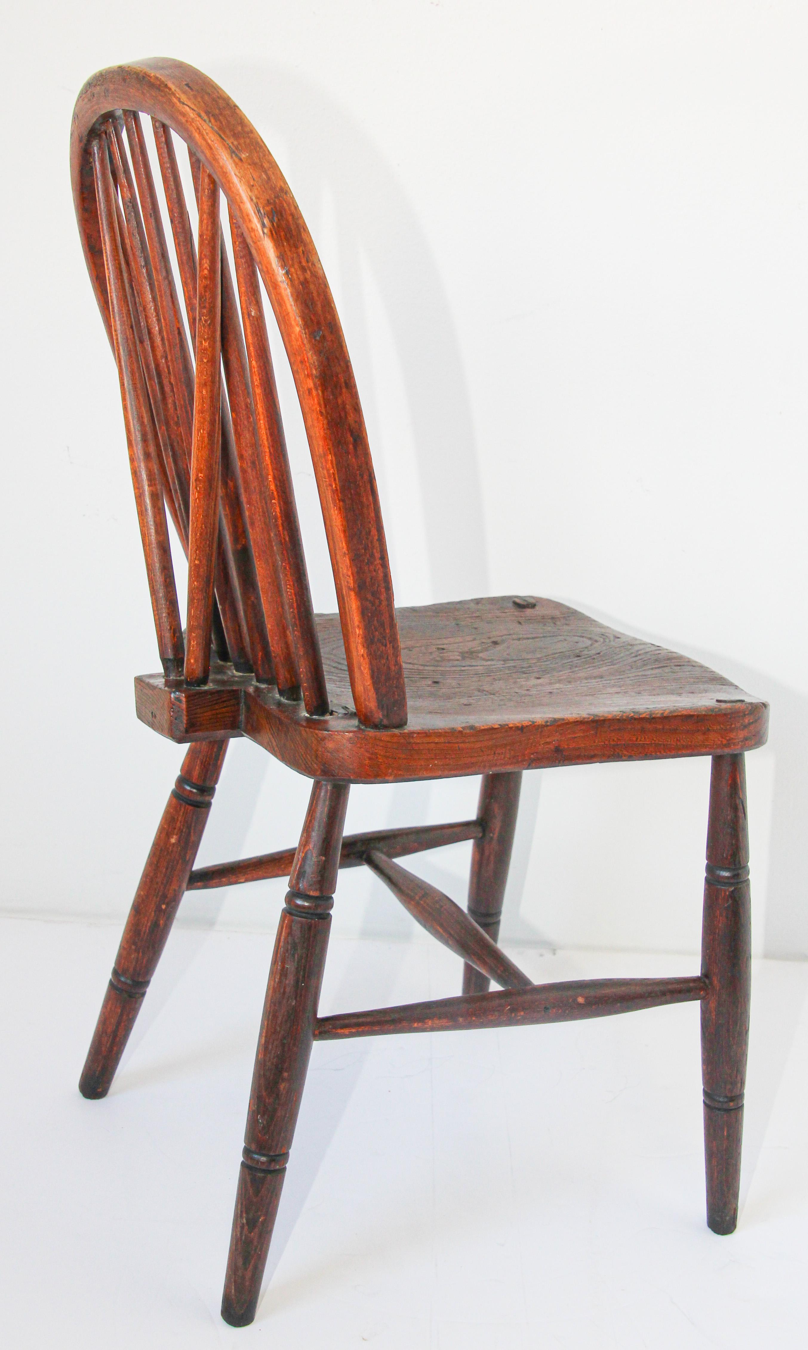 wooden victorian chair