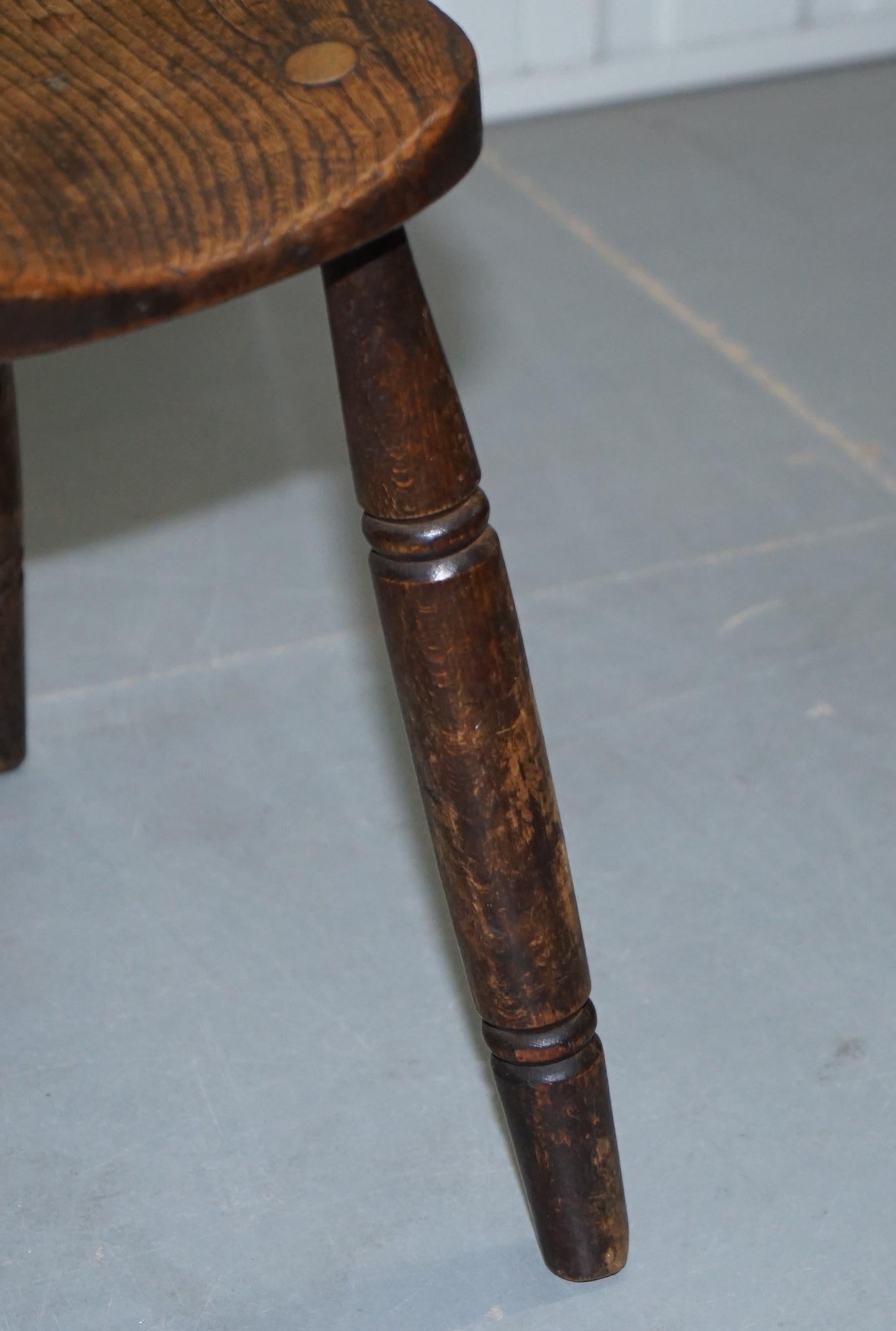 Mid-19th Century Victorian 1840 Hoop Back Windsor Chair High Wycombe Glenister for Restoration