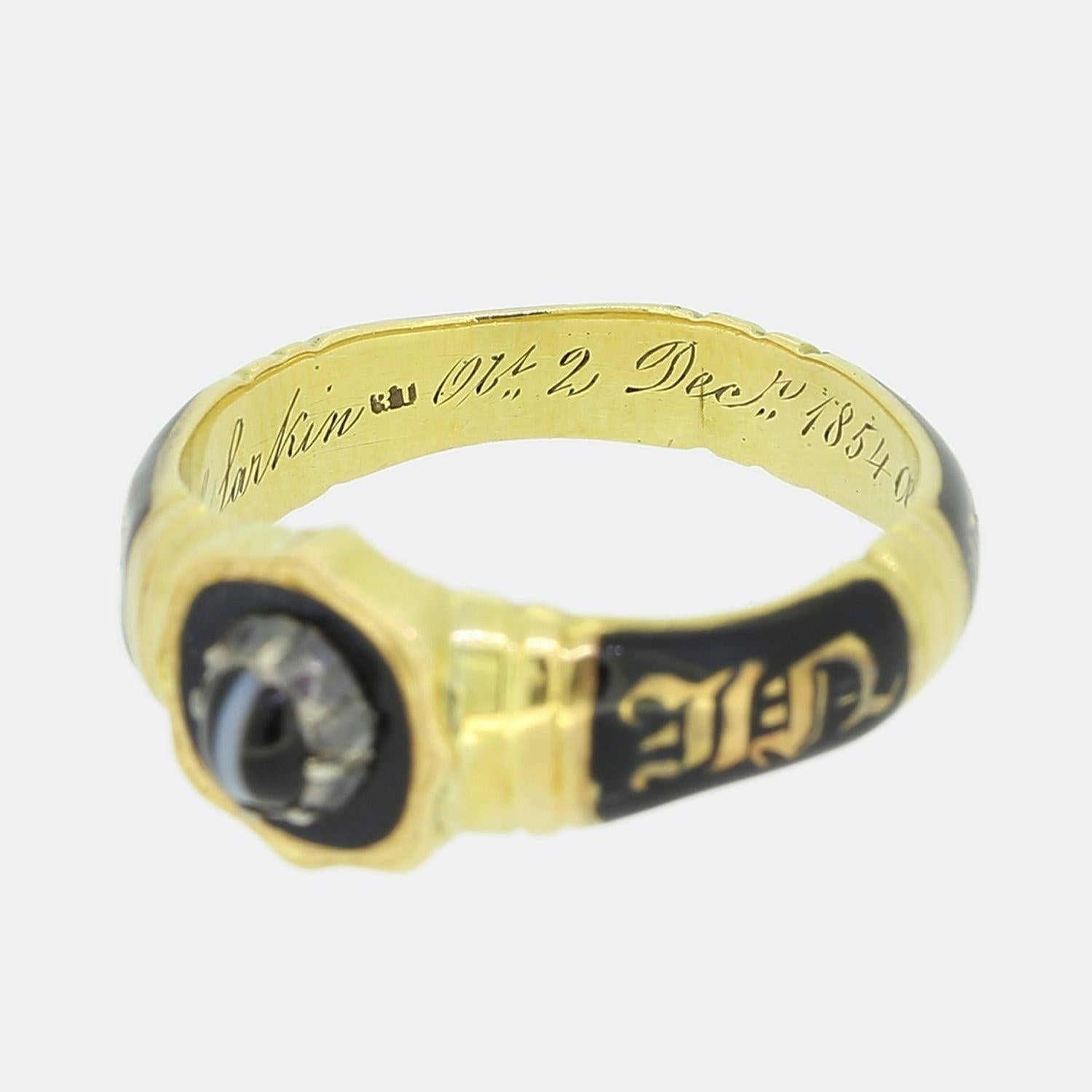 Anello vittoriano del 1850 
