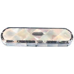 Victorian 1860 Mother of Pearl and Abalone Spectacle Case