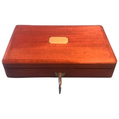 Victorian 1880 Mahogany Architects Box