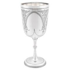 Gobelet victorien en argent sterling 1895