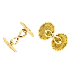 Juego victoriano de gemelos y botones de oro de 18 ct, c.1880