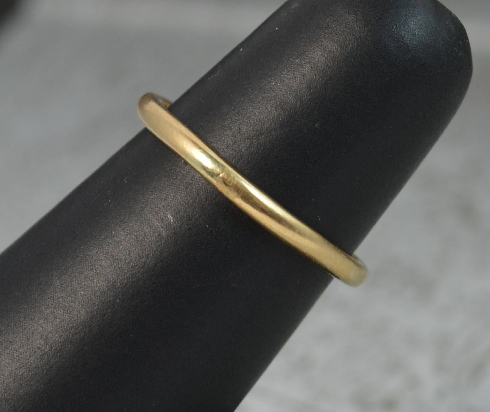 Victorian 18 Carat Gold No Heat Sapphire Old Cut Diamond Ring 6