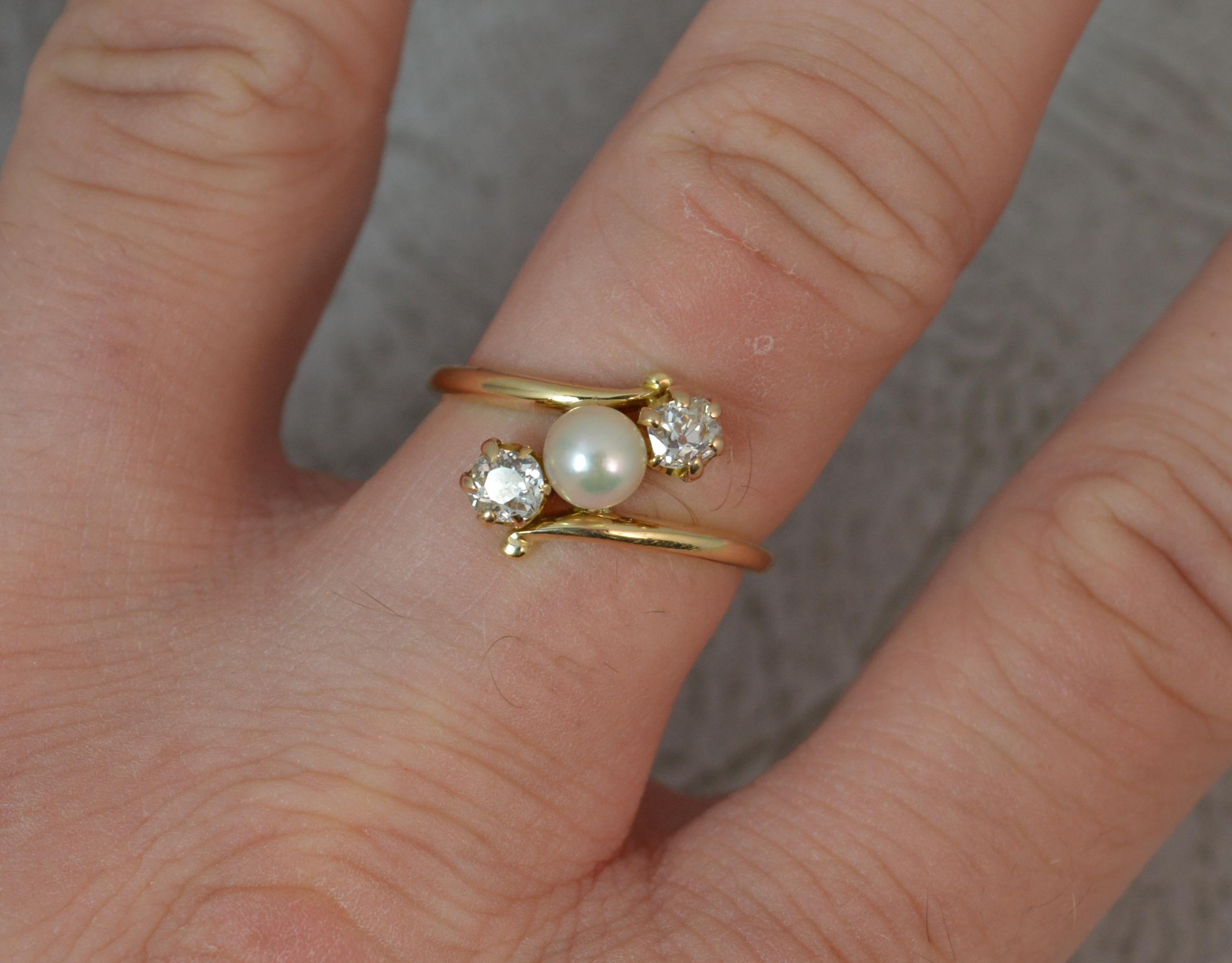 pearl twist ring