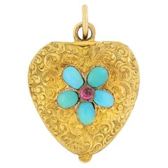 Victorian 18ct Yellow Gold Locket, c.1880s