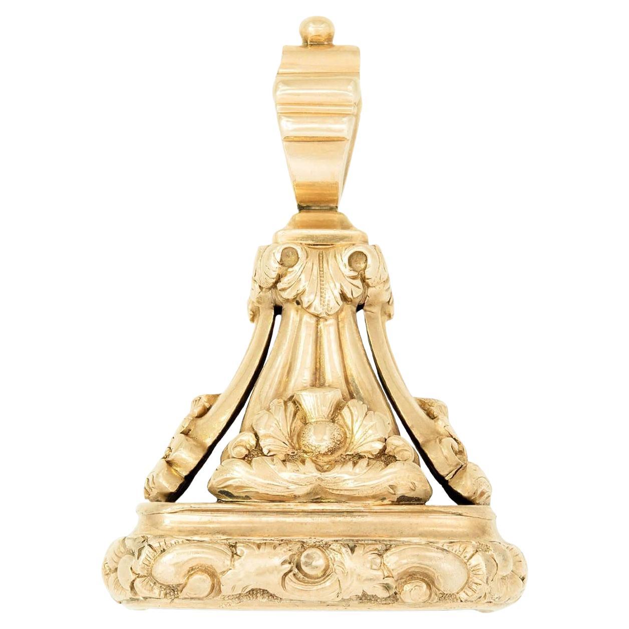 Victorian 18k Bloodstone Fob