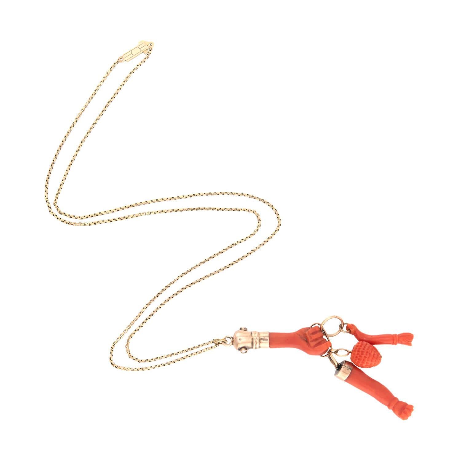 A Figa is a symbol worn around the world to attract good luck to the person wearing it. It is depicted by a single clenched fist, and is often crafted in metal, wood, stone or ivory. The Figa is traditionally thought to bring good luck only if it is