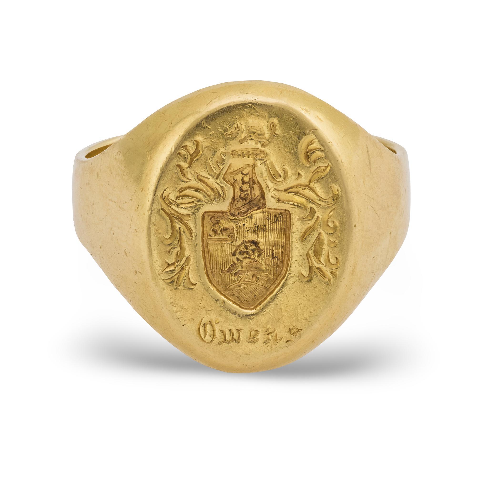 Un anello con sigillo può essere rappresentato con una calcografia, che viene creata incidendo sotto la superficie di una pietra, o con un semplice sigillo liscio. Il suo scopo era quello di sigillare la ceralacca di una lettera o di un