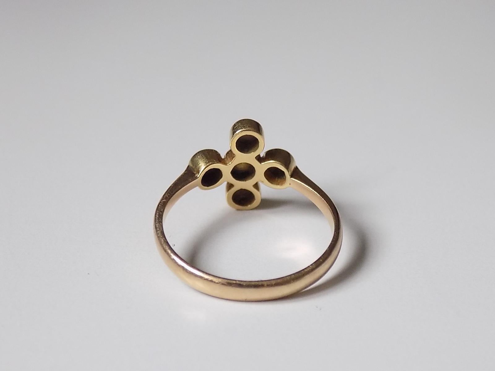 Victorian 18 Karat Gold and Pearl Ring In Good Condition In Boston, Lincolnshire