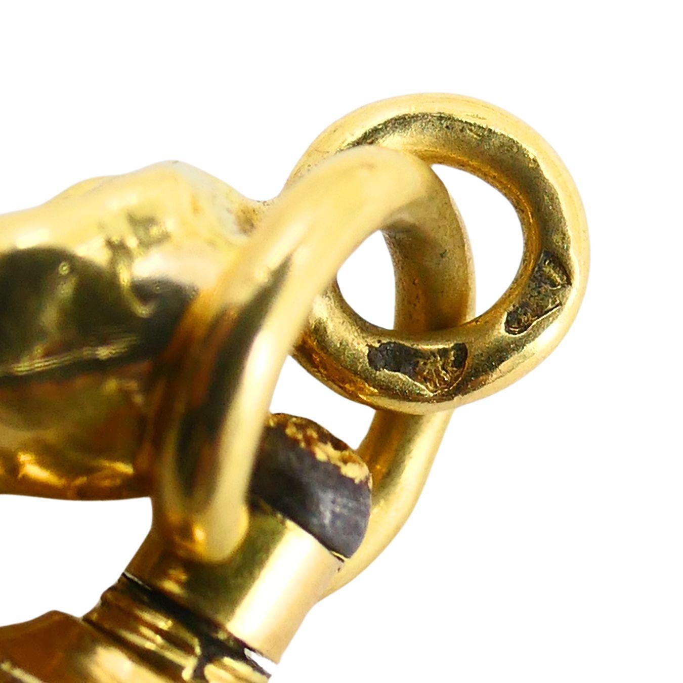 Victorian 18k Gold French Watch Chain Necklace For Sale 6