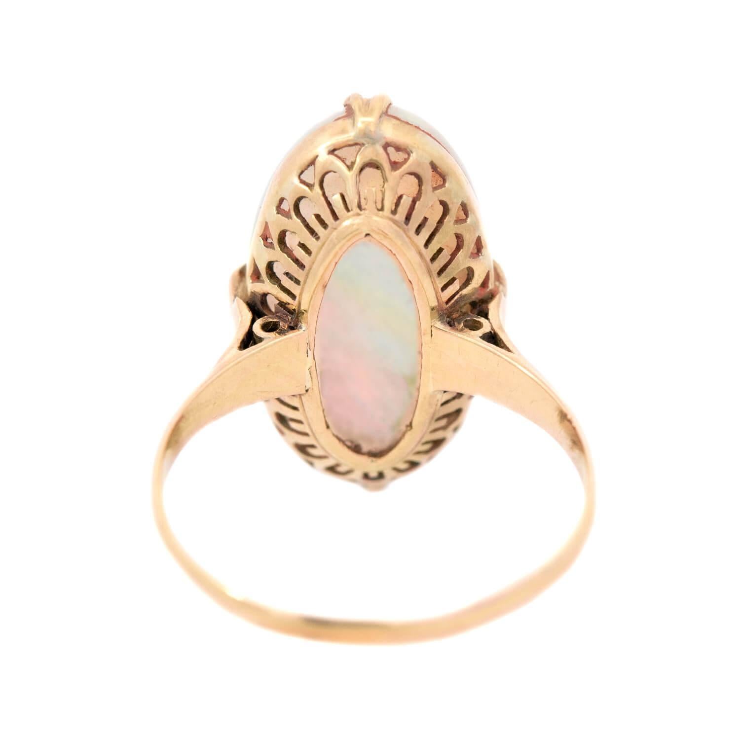 Victorian 18k Opal Ring For Sale 1
