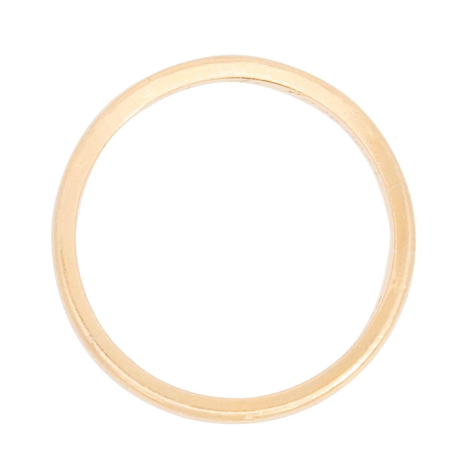 Victorian 18k Wedding Band (Viktorianisch) im Angebot
