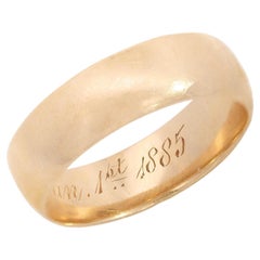 Victorian 18k Wedding Band